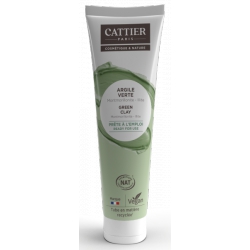 Argile verte Montmorillonite Illite Prête à l'Emploi Tube 400g Cattier anti irritations anti rougeurs Bio santé sénior