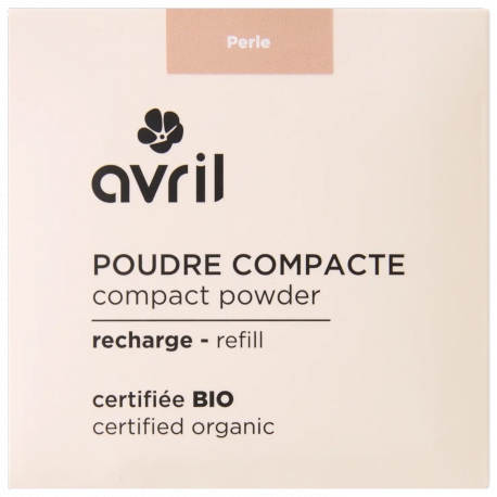 Poudre compacte Perle 11gr Avril cosmétique recharge  - Maquillage bio Bio santé sénior